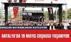 Antalya'da 19 Mayıs coşkusu yaşanıyor