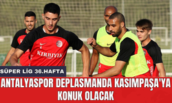 Antalyaspor deplasmanda Kasımpaşa'ya konuk olacak