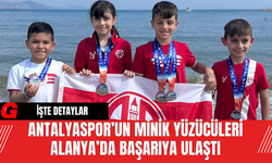 Antalyaspor’un Minik Yüzücüleri Alanya’da Başarıya Ulaştı