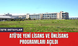 ATÜ'de yeni lisans ve önlisans programları açıldı