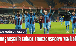 Başakşehir evinde Trabzonspor'a yenildi