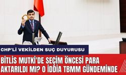 Bitlis Mutki'de seçim öncesi para aktarıldı mı? CHP'li vekilden suç duyurusu