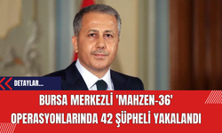 Bursa Merkezli 'Mahzen-36' Operasyonlarında 42 Şüpheli Yakalandı