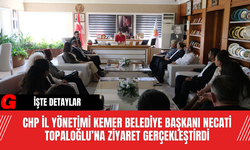 CHP İl Yönetimi Kemer Belediye Başkanı Necati Topaloğlu’na Ziyaret Gerçekleştirdi