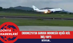 Endonezya'da Garuda Indonesia Uçağı Acil İniş Yaptı