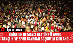 Finike’de 19 Mayıs Atatürk’ü Anma, Gençlik ve Spor Bayramı Coşkuyla Kutlandı
