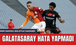 Galatasaray Şampiyonluk Yolunda Hata Yapmadı