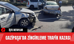 Gazipaşa’da Zincirleme Trafik Kazası