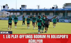 1. Lig Play-Off'unda Bodrum FK Boluspor'u Ağırlıyor