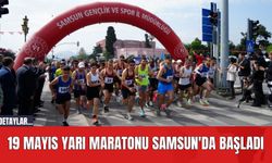 19 Mayıs Yarı Maratonu Samsun'da Heyecanla Başladı