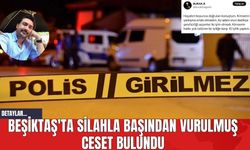 Beşiktaş'ta Silahla Başından Vurulmuş C*set Bulundu