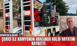 Isparta'da İş Kazası! Çekici İle Kamyonun Arasında Kaldı Hayatını Kaybetti