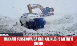 Hakkari Yüksekova'da Kar Kalınlığı 5 Metreyi Buldu