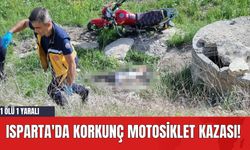 Isparta'da Korkunç Motosiklet Kazası! 1 Öl* 1 Yaralı