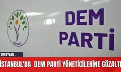 İstanbul'da  DEM Parti Yöneticilerine Gözaltı