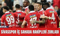 Sivasspor İç Sahada Rakipleri Zorladı