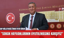 CHP Milletvekili Ömer Fethi Gürer! "Sokak Hayvanlarının Uyutulmasına Karşıyız"