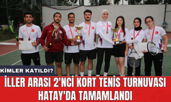 İller arası 2'nci Kort Tenis Turnuvası Hatay'da tamamlandı