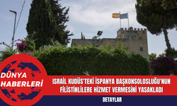 Israil Kudüs'teki İspanya Başkonsolosluğu'nun Filistinlilere Hizmet Vermesini Yasakladı