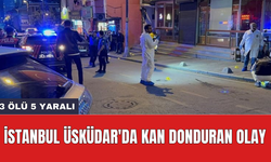 İstanbul Üsküdar'da kan donduran olay: 3 öl* 5 yaralı