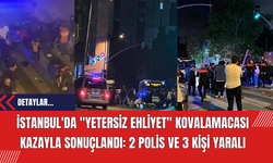 İstanbul'da Yetersiz Ehliyet Kovalamacası Kazayla Sonuçlandı: 2 Polis ve 3 Kişi Yaralı