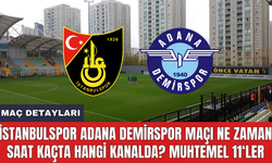 İstanbulspor Adana Demirspor maçı ne zaman saat kaçta hangi kanalda? Muhtemel 11'ler