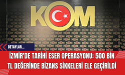 İzmir'de Tarihi Eser Operasyonu: 500 Bin TL Değerinde Bizans Sikkeleri Ele Geçirildi