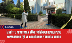 İzmit'te Apartman Yöneticisinden Kanlı Pusu: Komşusunu Eşi ve Çocuğunun Yanında Vurdu