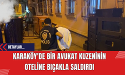 Karaköy'de Bir Avukat Kuzeninin Oteline Bıçakla Saldırdı