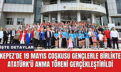 Kepez'de 19 Mayıs coşkusu gençlerle birlikte Atatürk'ü anma töreni gerçekleştirildi