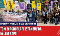 Murat Kurum söz vermişti! TOKİ Mağdurları İstanbul'da eylem yaptı
