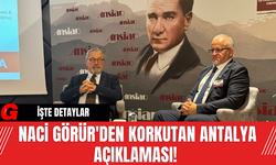 Naci Görür'den Korkutan Antalya Açıklaması!