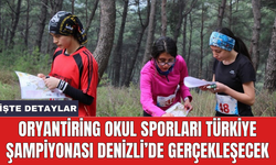 Oryantiring Okul Sporları Türkiye Şampiyonası Denizli’de gerçekleşecek