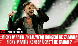 Ricky Martin Antalya’da Konseri Ne Zaman? Ricky Martin Konser Ücreti Ne Kadar ?