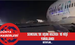Senegal'de Uçak Kazası! Uçak Pistten Çıktı