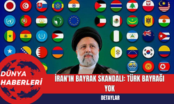 İran'ın Bayrak Skandalı: Türk Bayrağı Yok