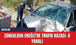 Zonguldak Ereğli'de Trafik Kazası: 4 Yaralı