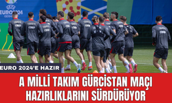 A Milli Takım Gürcistan maçı hazırlıklarını sürdürüyor