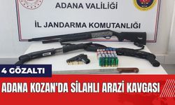 Adana Kozan'da silahlı arazi kavgası! 4 gözaltı