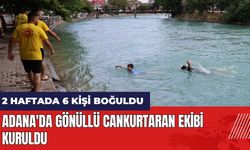 Adana'da 2 haftada 6 kişi boğulunca gönüllü Cankurtaran ekibi kuruldu