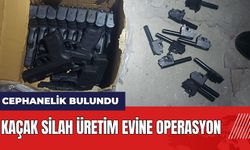 Adana'da kaçak silah üretim evine operasyon! Cephanelik bulundu