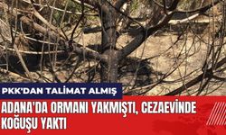 Adana'da ormanı yakmıştı cezaevinde koğuşu yaktı