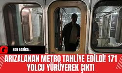 Son dakika! Arızalanan metrodan 171 yolcu tahliye edildi