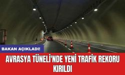 Avrasya Tüneli'nde yeni trafik rekoru kırıldı