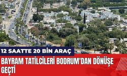 Bayram tatilcileri Bodrum'dan dönüşe geçti