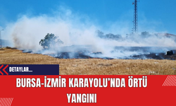 Bursa-İzmir Karayolu’nda Örtü Yangını
