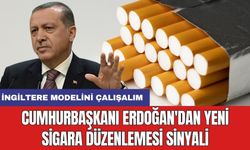 Cumhurbaşkanı Erdoğan'dan yeni sigara düzenlemesi sinyali