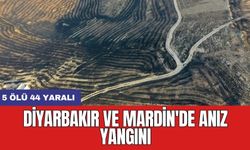 Diyarbakır ve Mardin'de anız yangını: 5 ölü 44 yaralı