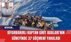 Diyarbakırlı Kaptan Girit Adaları'nın güneyinde 37 göçmeni yakaladı