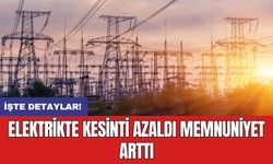 Elektrikte kesinti azaldı memnuniyet arttı